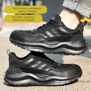 Izolirane radne cipele s zaštitom od udara i probijanja, Kevlar srednji sloj, prozračni Fly-knit gornji dio, čelični vrh