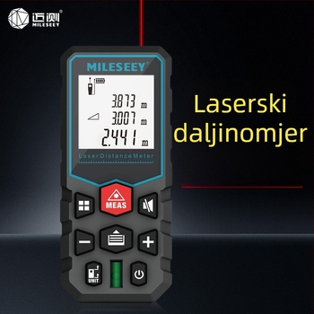 X5 laserski mjerač udaljenosti, IR, visoka preciznost, domet 40–100 m, memorija 20 mjerenja