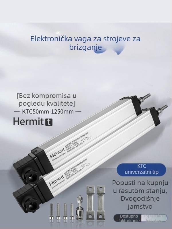 Novo elektroničko mjerno sredstvo za injekcijsku mašinu, tip vučne šipke, model KTC LWH, uređaj za mjerenje udaljenosti i senzor linearnog pomaka