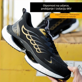 Sigurna radna obuća s izolacijom, prozračna, protiv probijanja i zaštita od udara (Izolacija; Prozračnost; Protiv probijanja; Protiv udara)