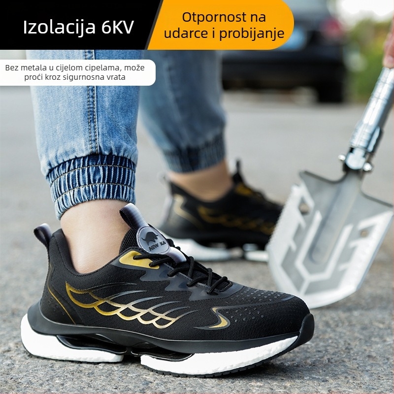 Sigurna radna obuća s izolacijom, prozračna, protiv probijanja i zaštita od udara (Izolacija; Prozračnost; Protiv probijanja; Protiv udara)