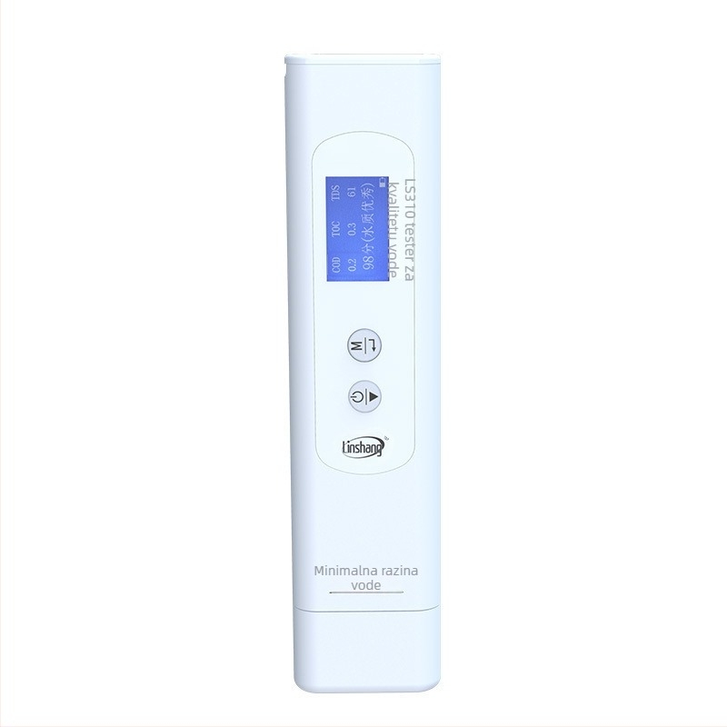 Linshang LS310 više-parametarski analizator kvalitete vode – rasponi COD/TOC i UV275, razlučivost COD/TOC 0,01 mg/L, UV275 0,001 AU/cm, napajanje 2x AA baterije