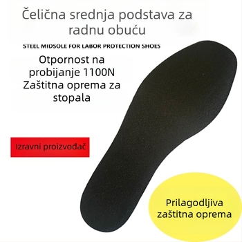 Sigurna obuća za rad, antistatna, otporna na probijanje, manganskog čelika srednji potplat, niski model