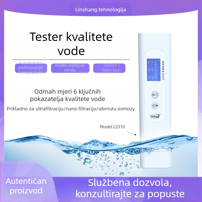Linshang LS310 višenamjenski analizator kvalitete vode s otopljenim kisikom, raspon 0-100, rezolucija 0.01, napajanje 1.5Vx2