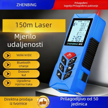 Prilagodljivi laserski daljinomjer do 120 m s infracrvenim elektroničkim mjernim alatom
