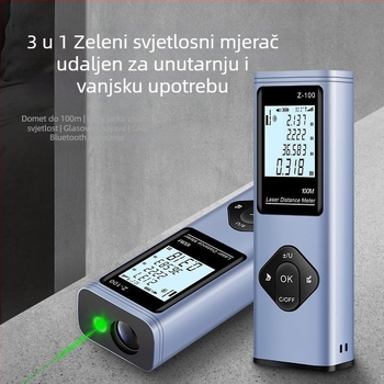Laserski daljinomjer s Bluetoothom, digitalno mjerno ravnalo za CAD crteže i mjerenje prostorija