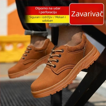 Cipele za sigurnost s čeličnim prstom, otporne na udarce i probijanje, otporne na klizanje, prozračne