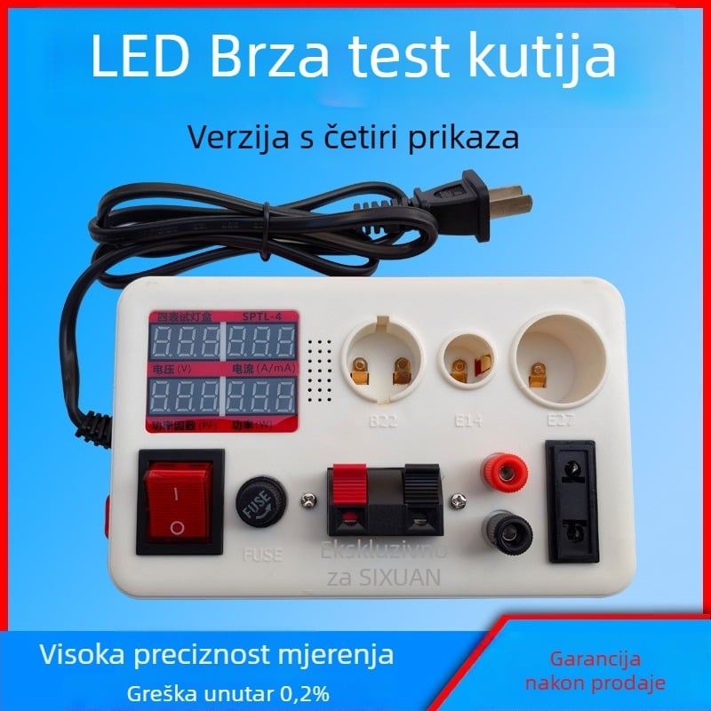 BLNK Quick test lamp — Višenamjenski mjerni instrument za snagu, raspon napona 0-300 V, struja 5 A, točnost A