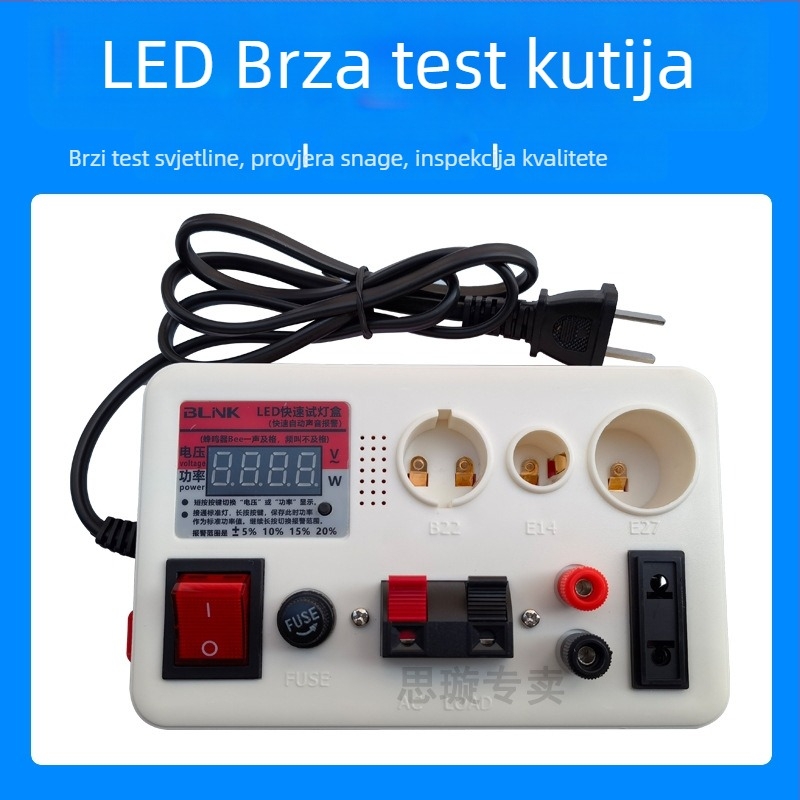 BLNK Quick test lamp — Višenamjenski mjerni instrument za snagu, raspon napona 0-300 V, struja 5 A, točnost A