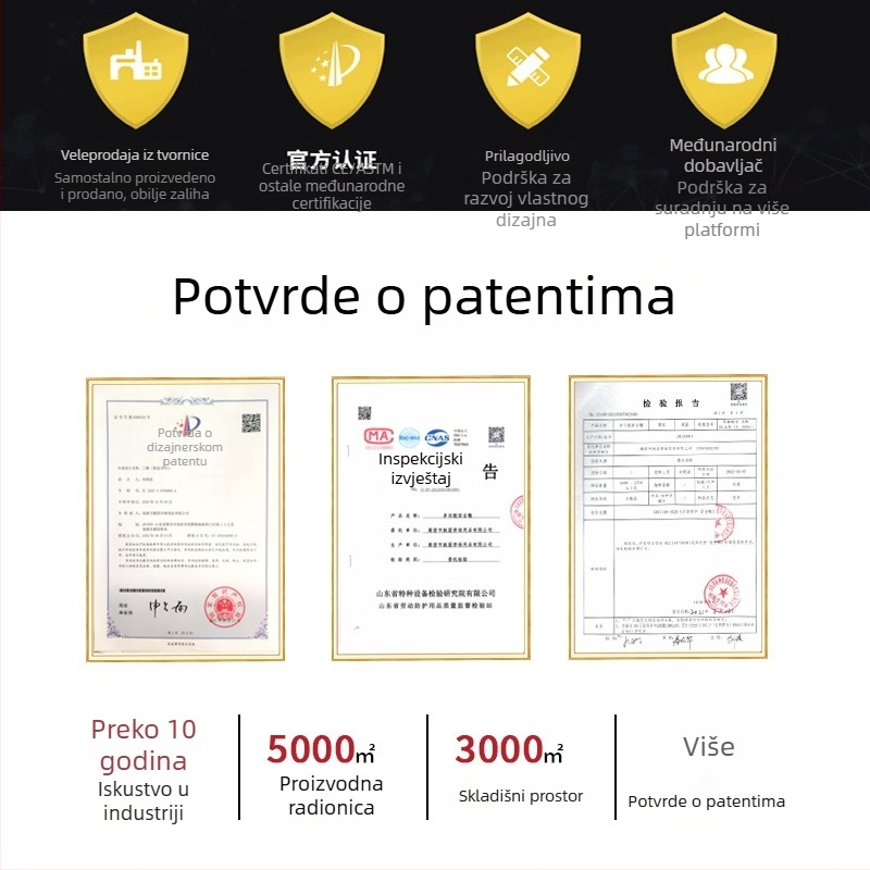 Cipele za sigurnost na radu, s visokim gornjim dijelom, koža teleće, otporne na probijanje i udarce, porijeklo Shandong