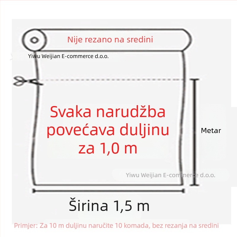 Jianjian etnički komplet za križni bod, 14CT poliester-pamučna platna za izradu veza