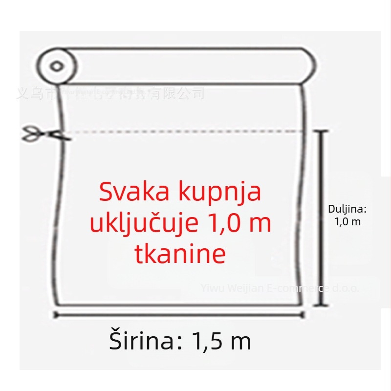 Jianjian etnički komplet za križni bod, 14CT poliester-pamučna platna za izradu veza