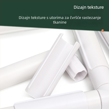 Klip-on četvrtasti plastični okvir za križni bod – minimalistički DIY alat za šivanje