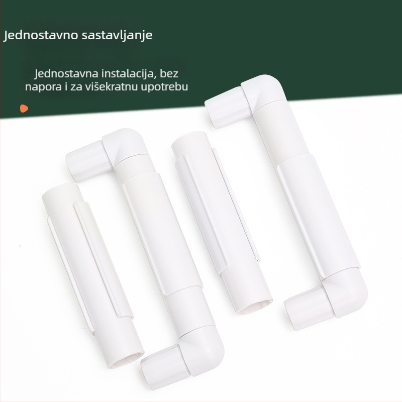 Klip-on četvrtasti plastični okvir za križni bod – minimalistički DIY alat za šivanje