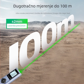 Zhenbing laserski mjerač udaljenosti, ručni s križnom linijom, litijskom baterijom, Ga Full Series, za unutarnje uređenje