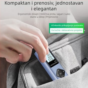 Zhenbing laserski mjerač udaljenosti, ručni s križnom linijom, litijskom baterijom, Ga Full Series, za unutarnje uređenje