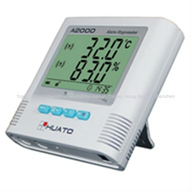 Huato A2000-EX mjerač temperature i vlage s alarmom, digitalni zaslon, za medicinske laboratorije