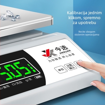 Laboratorijska visoko precizna elektronička vaga 0,001 g za precizno mjerenje nakita, zlata i dijelova
