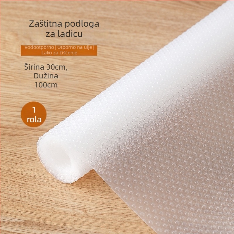 PVC podloga za ormare i ladice – vodootporna, otporna na ulje i vlagu, moderan minimalistički stil