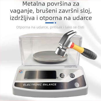 Pu Chun JE2002 Elektronička vaga – visoka preciznost brojanja, raspon vaganja 0,1–60 kg, napajanje baterijom