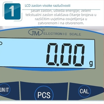 Ji Ming JM laboratorijska stolna vaga za nakit, preciznost 0,01 g, raspon mjerenja 300 g–30 kg