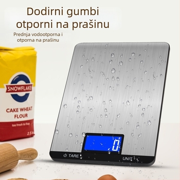CHANGXIE 518A Digitalna kuhinjska vaga, raspon 1 g–15 kg, visoka preciznost elektronička vaga