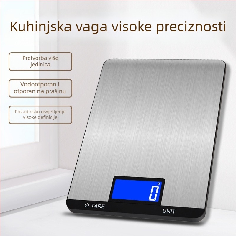 CHANGXIE 518A Digitalna kuhinjska vaga, raspon 1 g–15 kg, visoka preciznost elektronička vaga
