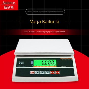 Barenens BWS-SNR platformska vaga, 30 kg, visoka preciznost 0,1 g