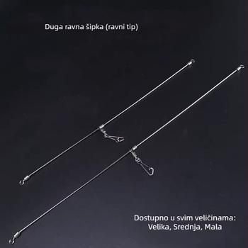 Ribarska vaga za balans - nehrđajući čelik, poluplutajući, pravilan tip, dizajn s jednom linijom | Brand: Happy fishing friends | Podrijetlo: Kina