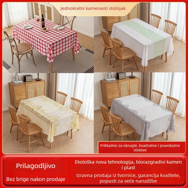 Jednokratna stolnjaca od kamene tkanine; Marka Other; Uvoz: Da; Količina: Ispod 50