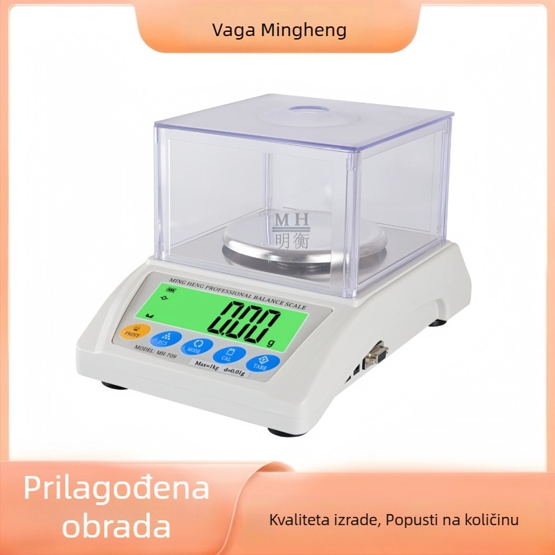 Mingheng MH-709 Elektronička vaga za nakit, raspon 600 g–5 kg, rezolucija 0,01 g