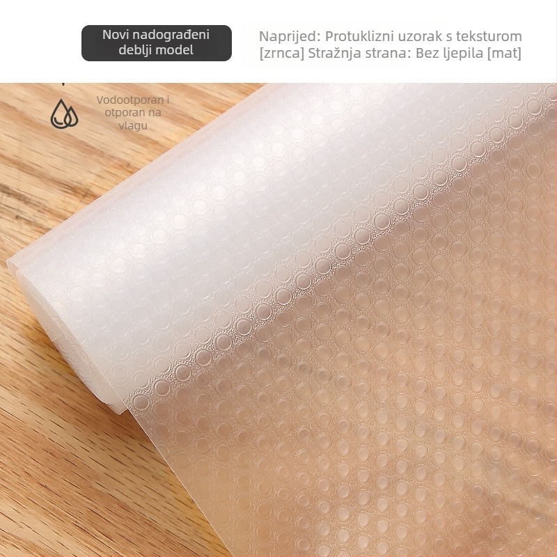 Plastična podloga za ormariće i ladice, nordičkog stila; vodootporna i otporna na ulje, protiv plijesni