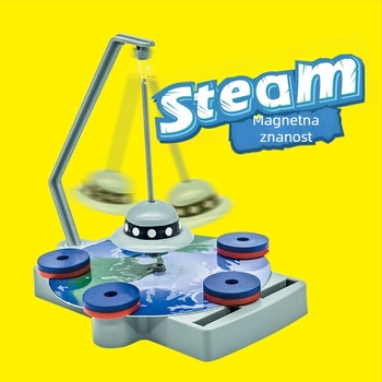 Youbei Fizičko-odgojna igračka: vlak s magnetskim podizanjem i elektromagnetnom indukcijom, plastična konstrukcija, u bočnom kutiji, za uzrast 7–14 godina