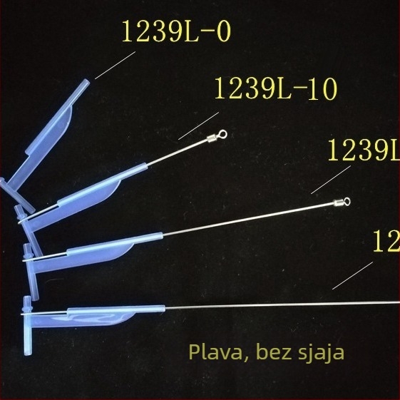 Svjetleći balansni set za morski ribolov, pištolj-stil dizajn, dugi domet bacanja, najlon i udice