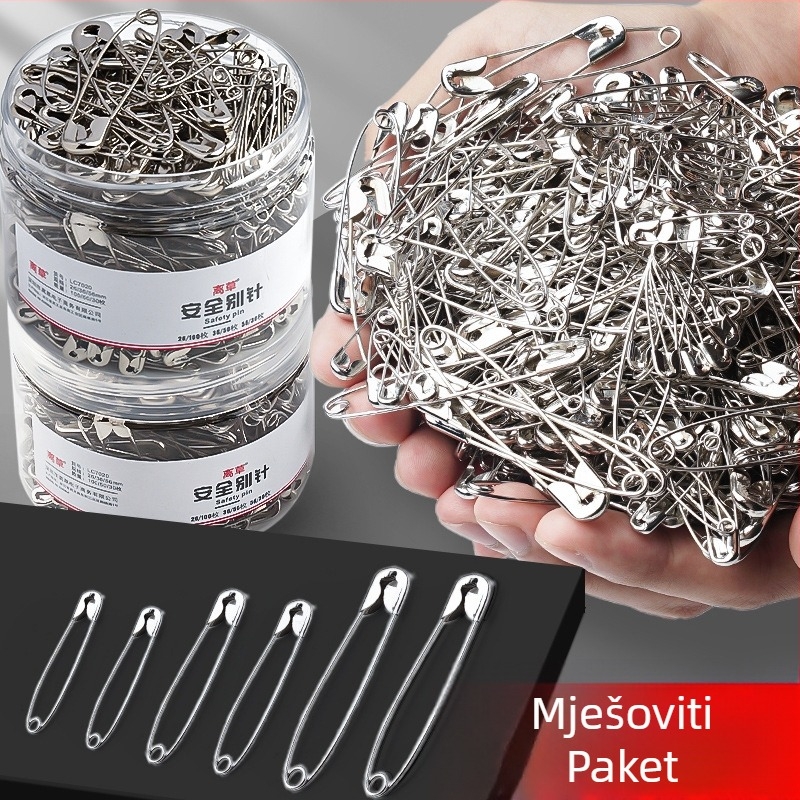 Vintage sigurnosni pin za odjeću – Go grass LC7020, pakirano u kutiji