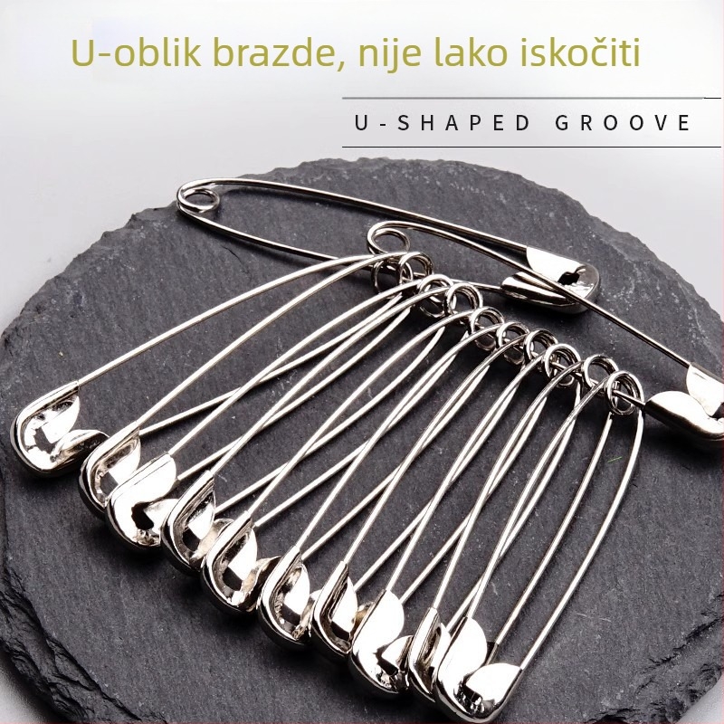 Vintage sigurnosni pin za odjeću – Go grass LC7020, pakirano u kutiji