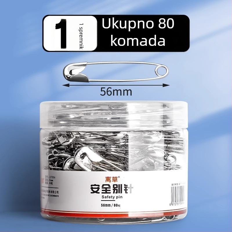 Vintage sigurnosni pin za odjeću – Go grass LC7020, pakirano u kutiji