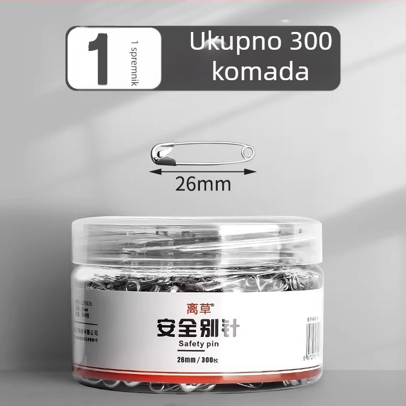 Vintage sigurnosni pin za odjeću – Go grass LC7020, pakirano u kutiji