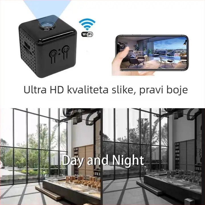 Sferična kamera širokog kuta • Minimalno osvjetljenje 0.05 lx • SNR > 48 dB • Radna temperatura -20...60°C • Napajanje 12V