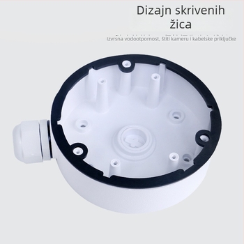 Zidni nosač kamere od aluminijske legure sa skrivenom kutijom kablova, 360° rotacija, model 1280-DM21