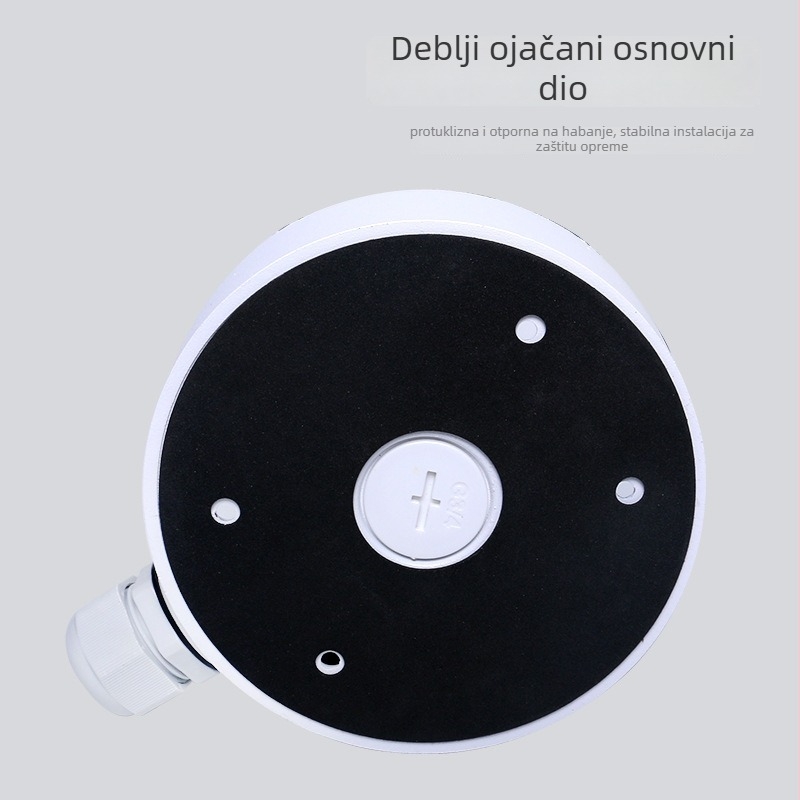 Zidni nosač kamere od aluminijske legure sa skrivenom kutijom kablova, 360° rotacija, model 1280-DM21