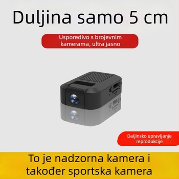 Mini WiFi kamera za nadzor — 1080p, noćno snimanje, širokokutni objektiv, TF kartica, upravljanje putem aplikacije