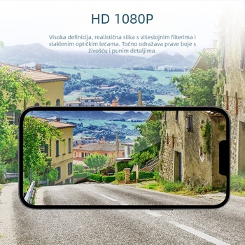 V380pro Bežično hemisferna kamera s rotacijom od 360°, detekcija pokreta i automatsko praćenje, objektiv 3,6 mm, 0,01 lux, IR noćno vidno do 10 m