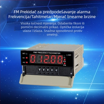 TOKY FM8-A10B digitalni tachometar, mjerač frekvencije, mjerač linearne brzine, višefunkcijski mjerni uređaj
