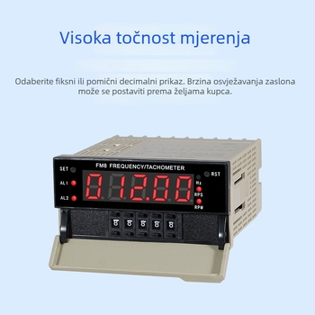 TOKY FM8-A10B digitalni tachometar, mjerač frekvencije, mjerač linearne brzine, višefunkcijski mjerni uređaj