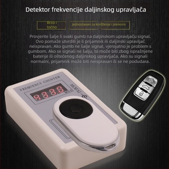 Ručni mjerač frekvencija za daljinsko upravljanje autom i signale garažnih vrata/rolnih vrata, model MR-881