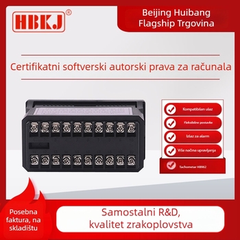 HBKJ HB722/HB962 – Dvostruki postavka, 6-znamenkasti zaslon, mjerač frekvencije, tahometar i brzina linije – Raspon frekvencije 0–50 kHz, Napajanje 85–260 VAC/DC, Rele 220V/3A