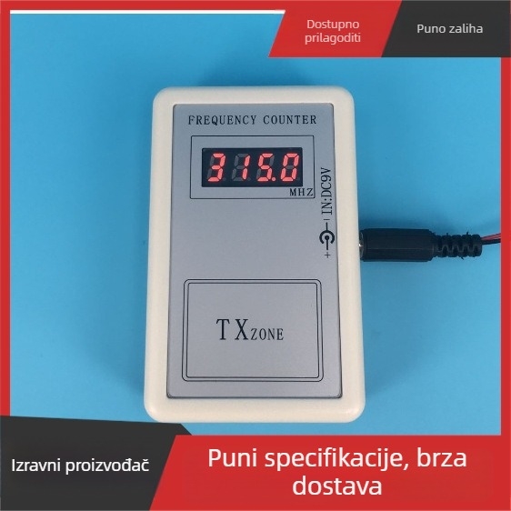 Ručni mjerač frekvencija za daljinsko upravljanje AP-PLJ, ulaz 7,5–12 V, bežični test daljinskog upravljanja