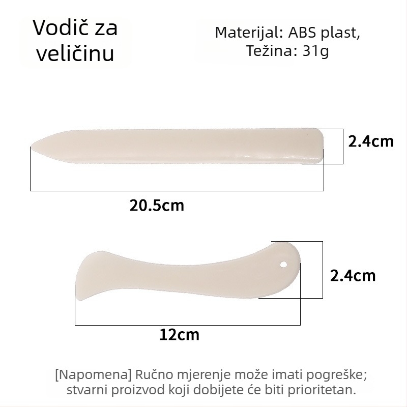Three Gang minimalist plastični origami nož-škrabica