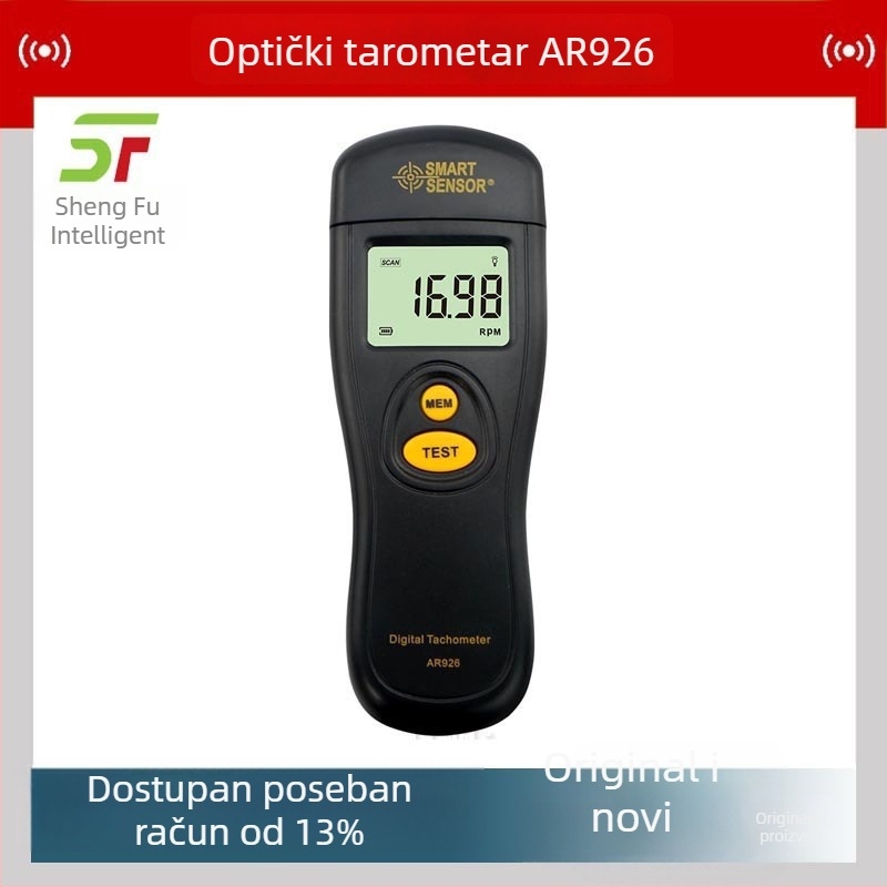 Xima AR926 fotoelektrični/laser tachometar, bezkontaktan, digitalni zaslon